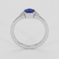 2.03 Ct. Blue Sapphire Ring, Silver 3