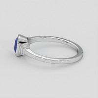 2.03 Ct. Blue Sapphire Ring, Silver 4