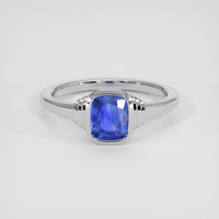 2.10 Ct. Blue Sapphire Ring, Silver 1