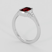 1.15 Ct. Ruby Ring, 10K White Gold 2