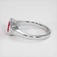 1.35 Ct. Ruby Ring, 14K White Gold 4