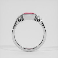 5.08 Ct. Pinkish Red Ruby Ring, 14K White Gold 3