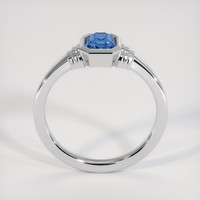 2.03 Ct. Blue Sapphire Ring, 14K White Gold 3