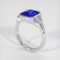 5.06 Ct. Sapphire Ring, 18K White Gold 2