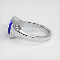 5.06 Ct. Sapphire Ring, 18K White Gold 4