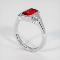 2.03 Ct. Ruby Ring, 18K White Gold 2