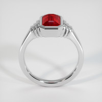 2.03 Ct. Ruby Ring, 18K White Gold 3