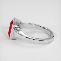 2.03 Ct. Ruby Ring, 18K White Gold 4