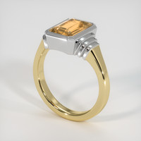 2.94 Ct. Gemstone Ring, 14K White & Yellow 2