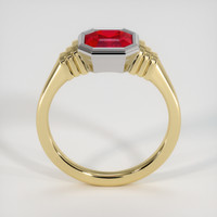 1.35 Ct. Ruby Ring, 14K White & Yellow 3