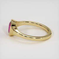 2.54 Ct. Pinkish Red Ruby Ring, 10K Yellow Gold 4