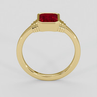 2.17 Ct. Ruby Ring, 10K Yellow Gold 3