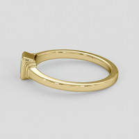 0.94 Ct. Bluish Green Sapphire Ring, 10K Yellow Gold 4