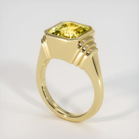 12.50 Ct. Yellow Sapphire Ring, 10K Yellow Gold 2
