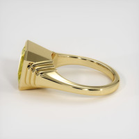 12.50 Ct. Yellow Sapphire Ring, 10K Yellow Gold 4