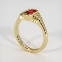 0.66 Ct. Gemstone Ring, 14K Yellow Gold 2