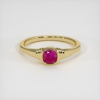 1.22 Ct. Ruby Ring, 14K Yellow Gold 1