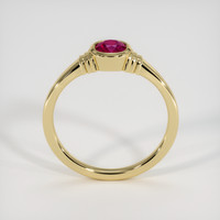 1.22 Ct. Ruby Ring, 14K Yellow Gold 3