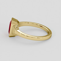 2.17 Ct. Ruby Ring, 14K Yellow Gold 4