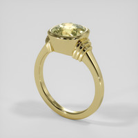 6.22 Ct. Yellow Sapphire Ring, 14K Yellow Gold 2