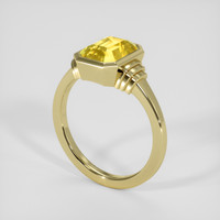 4.53 Ct. Yellow Sapphire Ring, 14K Yellow Gold 2