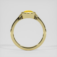 3.64 Ct. Yellow Sapphire Ring, 14K Yellow Gold 3