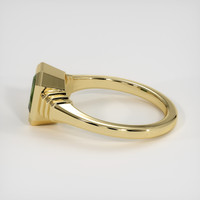 1.60 Ct. Yellowish Green Sapphire Ring, 14K Yellow Gold 4