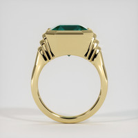 5.87 Ct. Emerald Ring, 18K Yellow Gold 3