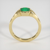 1.18 Ct. Emerald Ring, 18K Yellow Gold 3