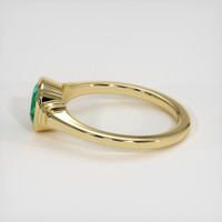 1.18 Ct. Emerald Ring, 18K Yellow Gold 4