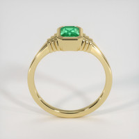 1.23 Ct. Emerald Ring, 18K Yellow Gold 3