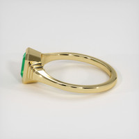 1.23 Ct. Emerald Ring, 18K Yellow Gold 4