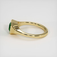 1.25 Ct. Emerald Ring, 18K Yellow Gold 4