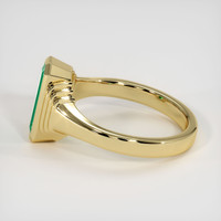 1.32 Ct. Emerald Ring, 18K Yellow Gold 4