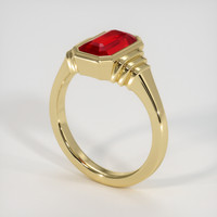 2.03 Ct. Ruby Ring, 18K Yellow Gold 2