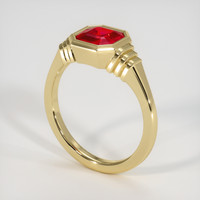 1.35 Ct. Ruby Ring, 18K Yellow Gold 2