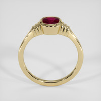 1.00 Ct. Ruby Ring, 18K Yellow Gold 3