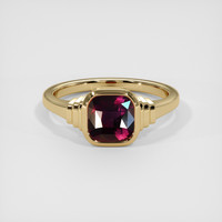 2.02 Ct. Ruby Ring, 18K Yellow Gold 1
