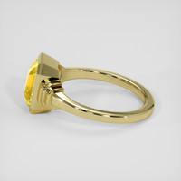 4.53 Ct. Yellow Sapphire Ring, 18K Yellow Gold 4
