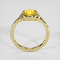 3.64 Ct. Yellow Sapphire Ring, 18K Yellow Gold 3