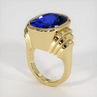31.13 Ct. Sapphire Ring, 18K Yellow Gold 2
