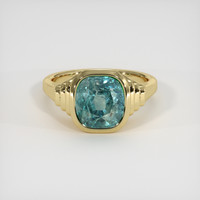 4.60 Ct. Sapphire Ring, 18K Yellow Gold 1