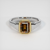 1.57 Ct. Gemstone Ring, 14K Yellow & White 1