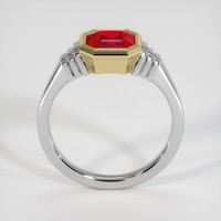 1.35 Ct. Ruby Ring, 14K Yellow & White 3