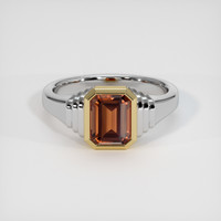 1.71 Ct. Gemstone Ring, 18K Yellow & White 1