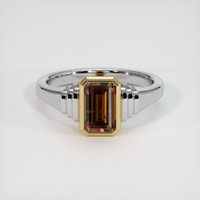 1.50 Ct. Gemstone Ring, 18K Yellow & White 1