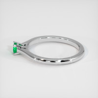 0.20 Ct. Emerald Ring, Platinum 950 4