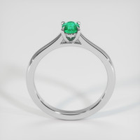 0.37 Ct. Emerald Ring, Platinum 950 3