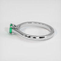 0.37 Ct. Emerald Ring, Platinum 950 4
