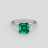 2.02 Ct. Emerald Ring, Platinum 950 1